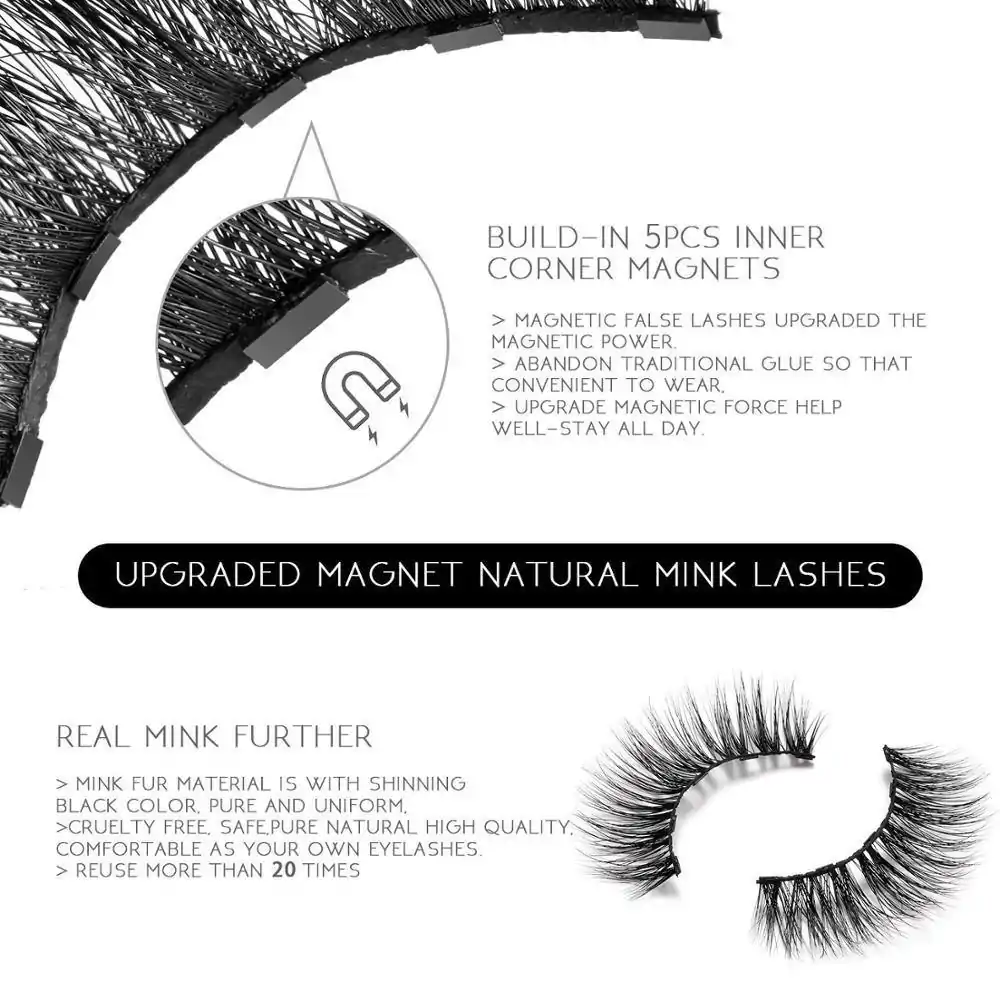 Beauté et Accessoire <br> Faux Cils magnétiques. | OkO-OKO™ Extension de cils sans colle - Magnétique | OkO-OkO