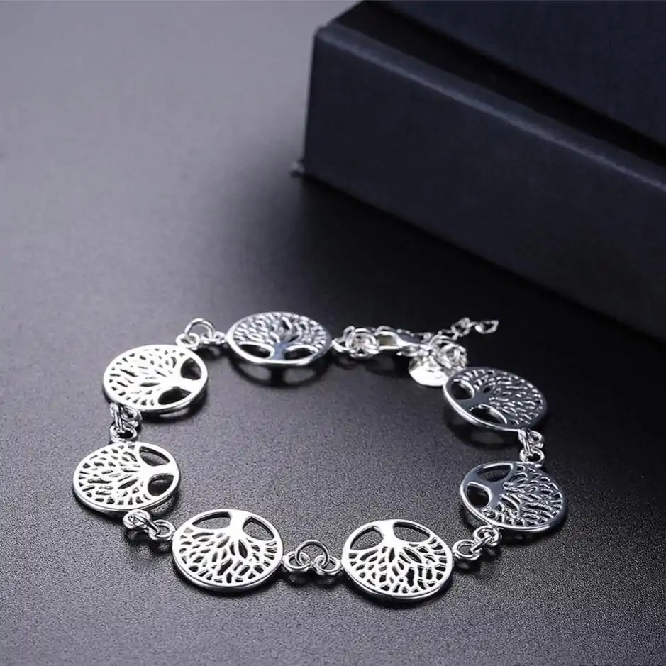Bijou Spirituel <br> Bracelet Arbre de vie. | OkO-OKO™ acheter Bracelet Arbre de vie en argent 925 | oko oko