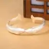 Spiritueller Schmuck Doppelter Fisch-Armband. | OkO-OKO™ Armband Fisch Silber durch den Mund befestigt | OkO-OkO