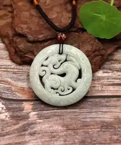Drachen-Halskette aus Jade | OkO-OkO