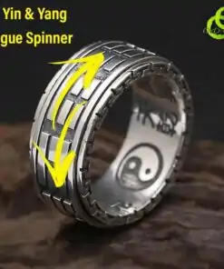 Anillo giratorio yin yang | OkO-OkO