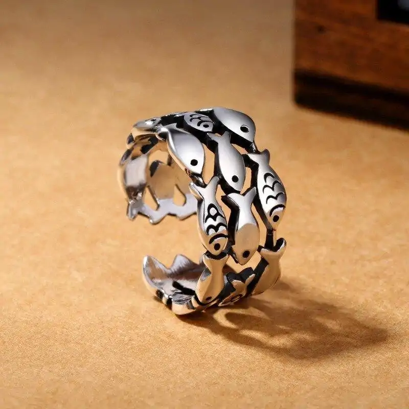 Bijou Spirituel <br> Fish ring (Silver). | OkO-OKO™ Fish ring | oko oko