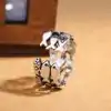 Bague-poissons mixte en argent ajustable | oko oko