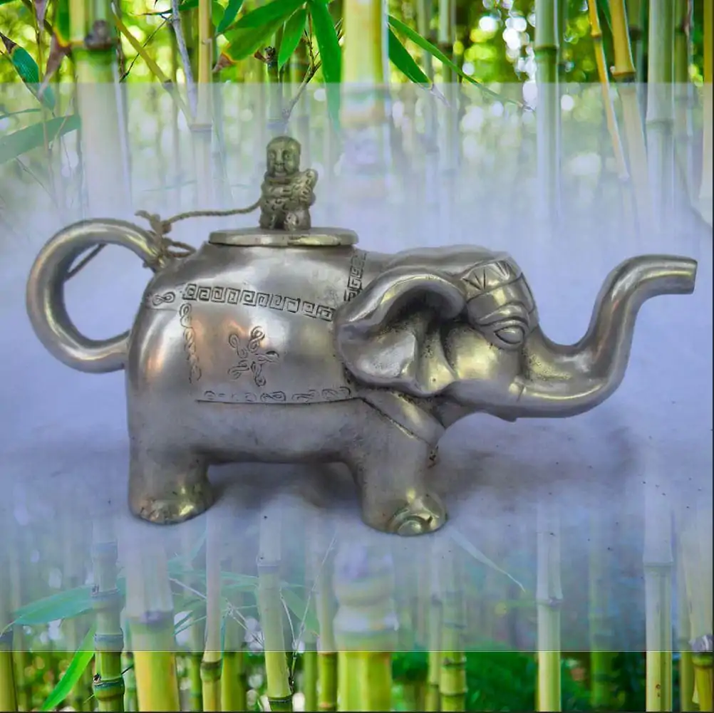 Theepot Vintage Olifant. | OkO-OKO™ Theepot Vintage Olifant.
