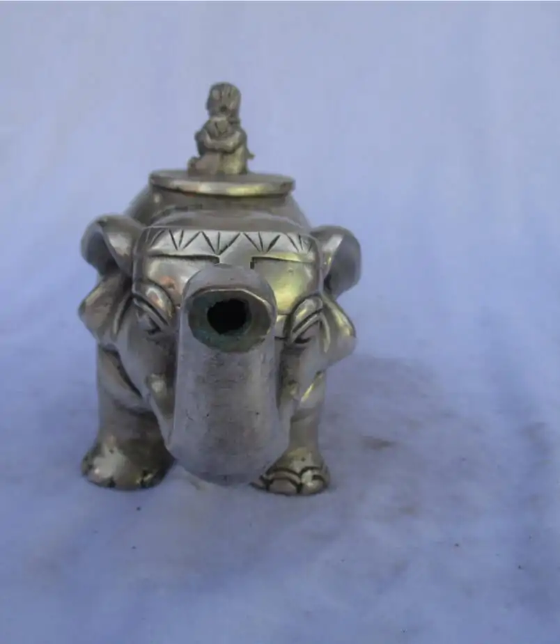 Theepot Vintage Olifant. | OkO-OKO™ Theepot Vintage Olifant. - Afbeelding 3