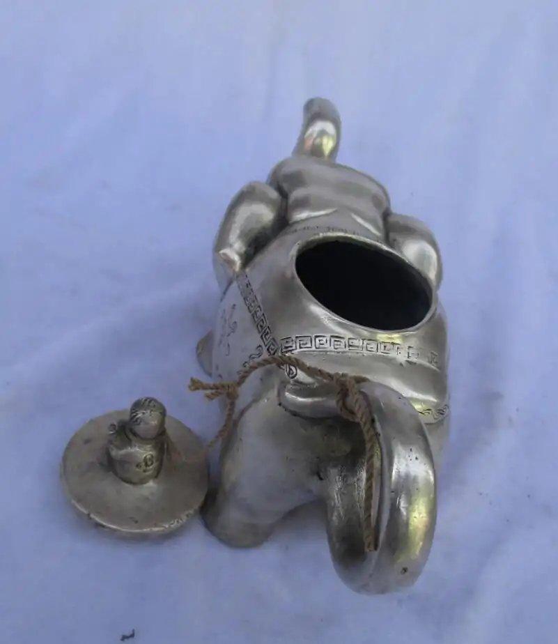 Theepot Vintage Olifant. | OkO-OKO™ Theepot Vintage Olifant. - Afbeelding 5
