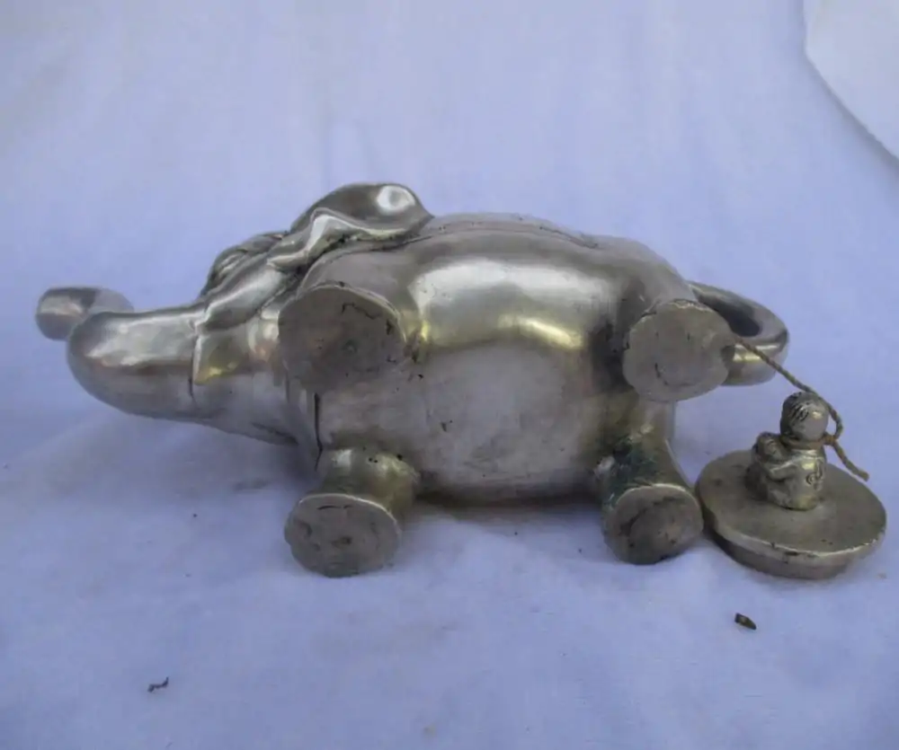 Theepot Vintage Olifant. | OkO-OKO™ Theepot Vintage Olifant. - Afbeelding 6