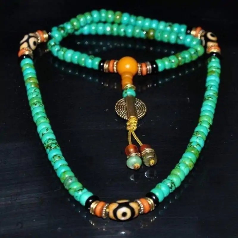 Joya Espiritual Collar Mala turquesa. | OkO-OKO™ Collar Mala Turquesa | OkO-OkO