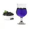 Dried black goji berries in a glass | oko-oko