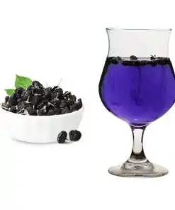 Getrocknete schwarze Goji-Beeren in einem Glas | oko-oko