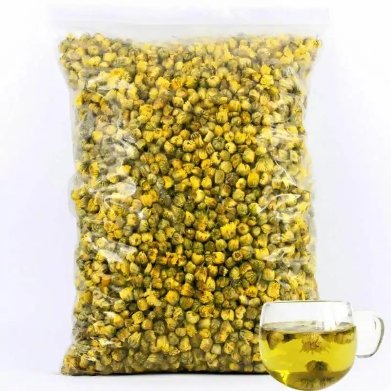 Tea and Infusion <br>Organic Chrysanthemum Tea. | OkO-OKO™ Organic Chrysanthemum tea in a transparent package with a cup | oko-oko