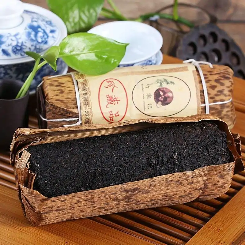 Tea and Infusion Chinese Black Tea. | OkO-OKO™ Chinese Tea HuNan Anhua Black Special - Bamboo Package 200g oko oko