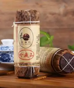 Chinesischer Tee HuNan Anhua Schwarz Spezial - Bambusverpackung 200g oko oko