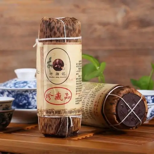 Tea and Infusion Chinese Black Tea. | OkO-OKO™ Chinese Tea HuNan Anhua Black Special - Bamboo Package 200g oko oko