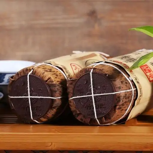 Tea and Infusion Chinese Black Tea. | OkO-OKO™ Chinese Tea HuNan Anhua Black Special - Bamboo Package 200g oko oko