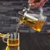 Glazen theepot <br> Design met infuser | OkO-OKO™ Design glazen theepot met infuser voor thee of infusie | OkO-OkO