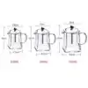 Glazen theepot <br> Design met infuser | OkO-OKO™ Design glazen theepot met infuser voor thee of infusie | OkO-OkO
