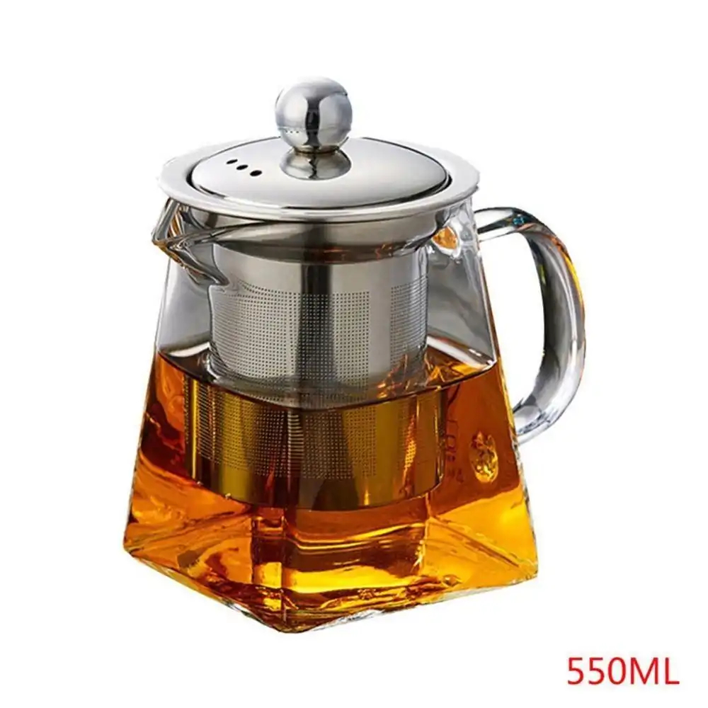 Glazen theepot <br> Design met infuser | OkO-OKO™ Design glazen theepot met infuser voor thee of infusie | OkO-OkO