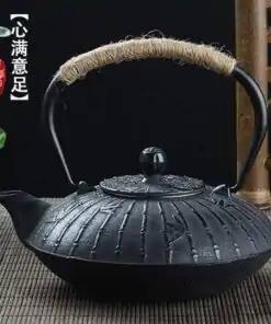 Gusseiserne Teekanne 900ml schwarz | oko-oko