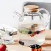 Teekannen aus Glas <br> Für die Zubereitung von Eistee (1L und 1,5L). | OkO-OKO™ Teekanne aus Glas für Eistee | OkO-OkO