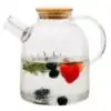 Teekannen aus Glas <br> Für die Zubereitung von Eistee (1L und 1,5L). | OkO-OKO™ Teekanne aus Glas mit Filterausguss Feder | oko oko