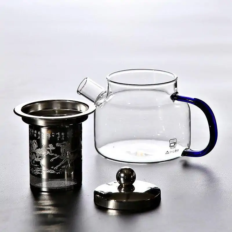 Théières en Verre <br> Avec filtre et Dragon | OkO-OKO™ Théière en verre démonté | oko oko
