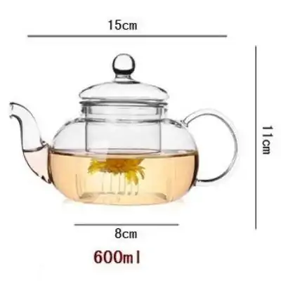 Théières en Verre <br> Transparente. | OkO-OKO™ Théière Transparente variante 600 ml | OkO-OkO