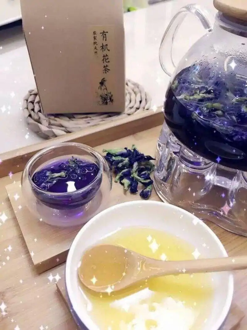 Thé et Infusion <br>Thé Pois Papillon. | OkO-OKO™ Thé pois papillonthé de couleur violet | OKO-OKO