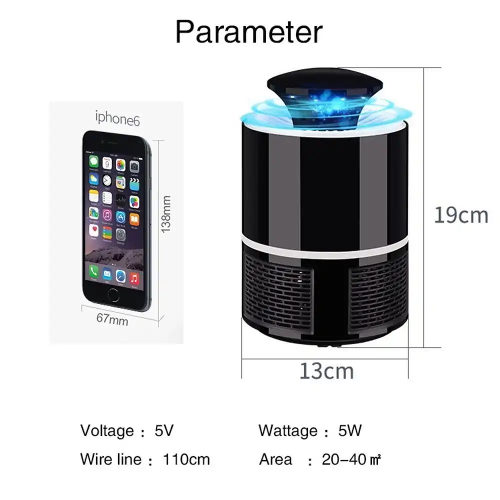 Nuttige Gadgets Muggenval Lamp. | OkO-OKO™ Nuttige Gadgets Muggenval Lamp. - Afbeelding 2