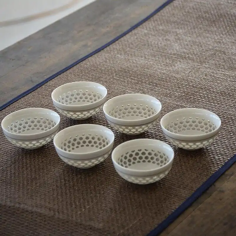 Service à Thé <br>Bol en Porcelaine de Chine (5 Designs) | OkO-OKO™ Bol en Porcelaine de Chine blanche | oko-oko