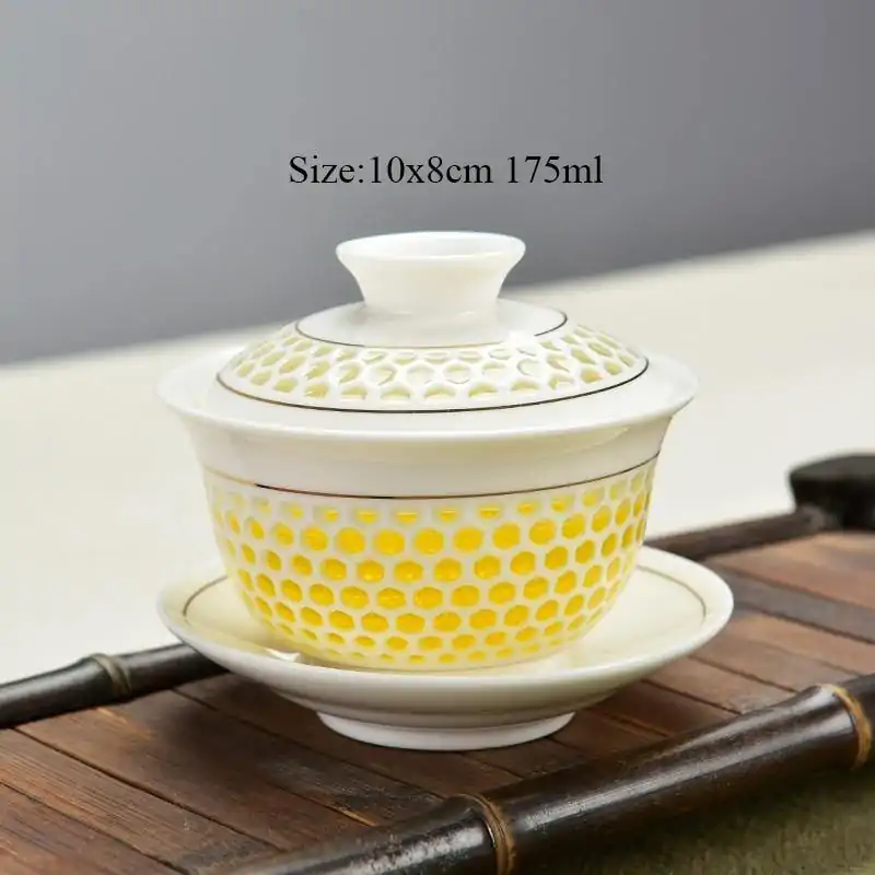 Teeservice Chinesisches Porzellan (25 Varianten) | OkO-OKO™ Porzellan aus China Gaiwan 1| oko-oko
