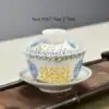 Teeservice Chinesisches Porzellan (25 Varianten) | OkO-OKO™ Porzellan aus China Gaiwan 2 | oko-oko