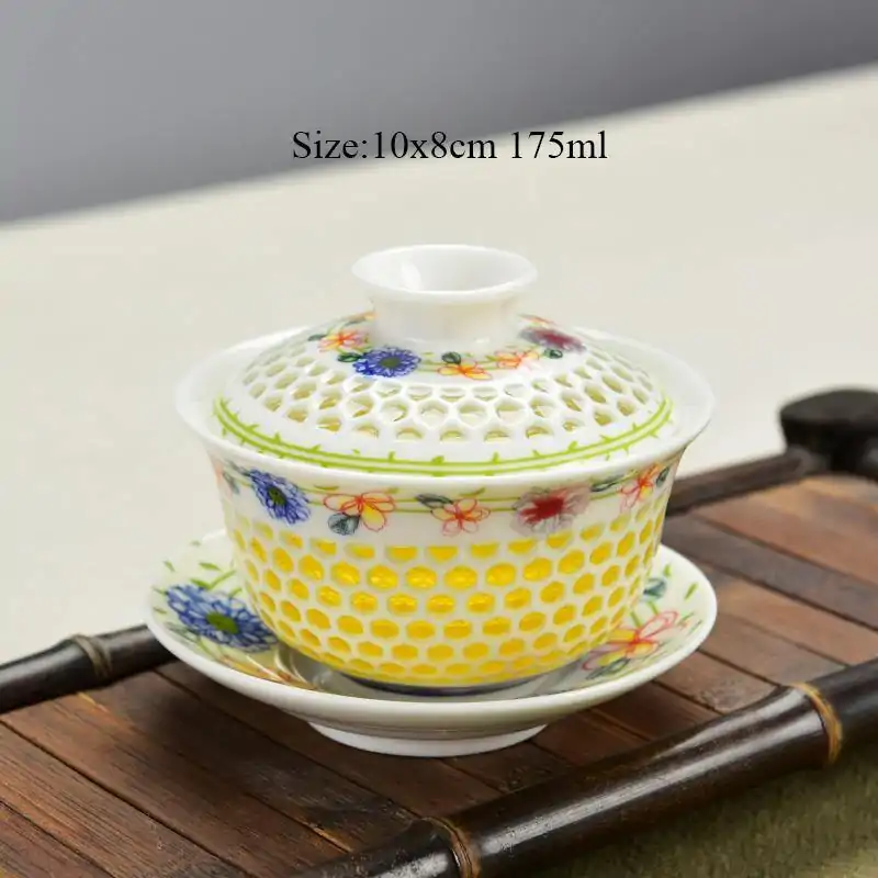 Teeservice Chinesisches Porzellan (25 Varianten) | OkO-OKO™ Porzellan aus China Gaiwan 3 | oko-oko