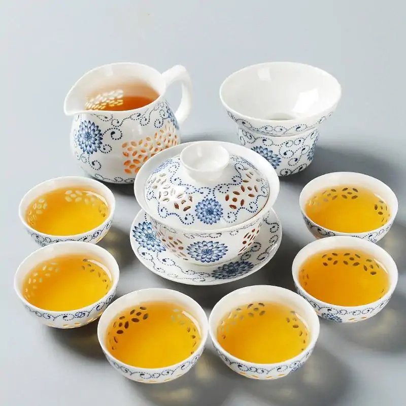 Teeservice Chinesisches Porzellan (25 Varianten) | OkO-OKO™ Teeservice Porzellan aus China zusammen H | oko-oko