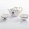 Service à thé chinois porcelaine bleu blanc 2 | OkO-OkO