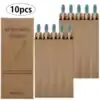 Brosse à dents Eco-Friendly Bamboo Biodegradable 10 Pcs  bleu | OkO-OkO