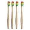 Brosse à dents Eco-Friendly Bamboo Biodegradable en bois | OkO-OkO