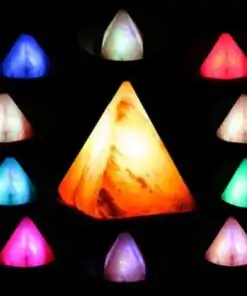 Lampe de Sel de l'Himalaya LED 8 couleurs  | OkO-OkO