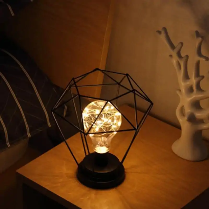 Décoration lumineuse <br> Lampe déco fer forgé. | OkO-OKO™ Lampe déco fer forgé | OkO-OkO