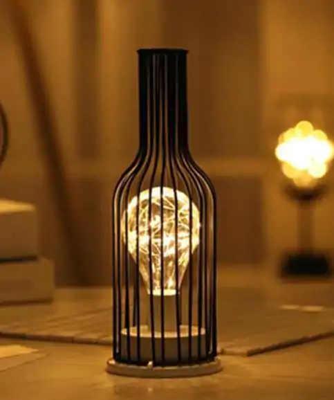 Décoration lumineuse <br> Lampe déco fer forgé. | OkO-OKO™ Lampe déco fer forgé | OkO-OkO
