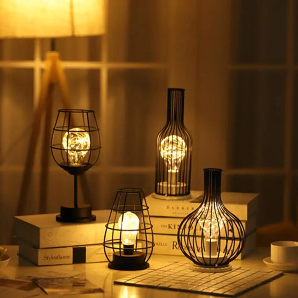 Décoration lumineuse <br> Lampe déco fer forgé. | OkO-OKO™ Lampe déco fer forgé | OkO-OkO