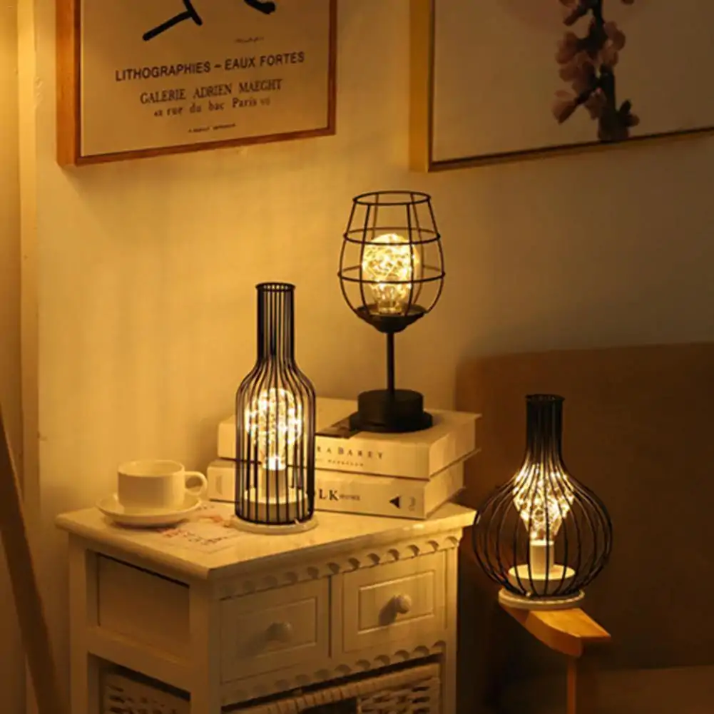 Décoration lumineuse <br> Lampe déco fer forgé. | OkO-OKO™ Lampe déco fer forgé | OkO-OkO