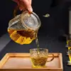 Theeset Schubben (Glas). | OkO-OKO™ Visschaal theeset | oko oko