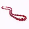 Collier Pierre Naturelle Femme Calcédoine Rouge 2 | oko-oko
