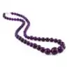 Collier Pierre Naturelle Femme Calcédoine Violette 2 | oko-oko