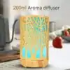 Diffuseur / Humidificateur ultrasonique aromatique en bois clair  | OkO-OkO
