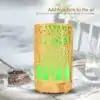Diffuseur d'huile essentielle <br>Diffuseur d'huile essentielles. | OkO-OKO™ Diffuseur / Humidificateur ultrasonique aromatique en bois | OkO-OkO