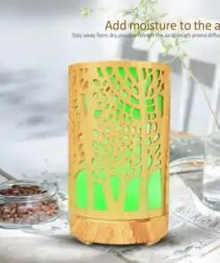 Diffuseur / Humidificateur ultrasonique aromatique en bois  | OkO-OkO