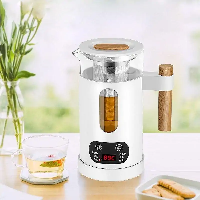 Théières Électriques <br>Bouilloire électrique 2 en 1. | OkO-OKO™ Bouilloire Électrique multifonction et Théière avec filtre inox amovible 2 en 1 (en Verre) | OkO-OkO™