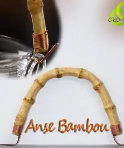 Anse Pour Théière en Bambo avec attaches en laiton | OkO-OkO™
